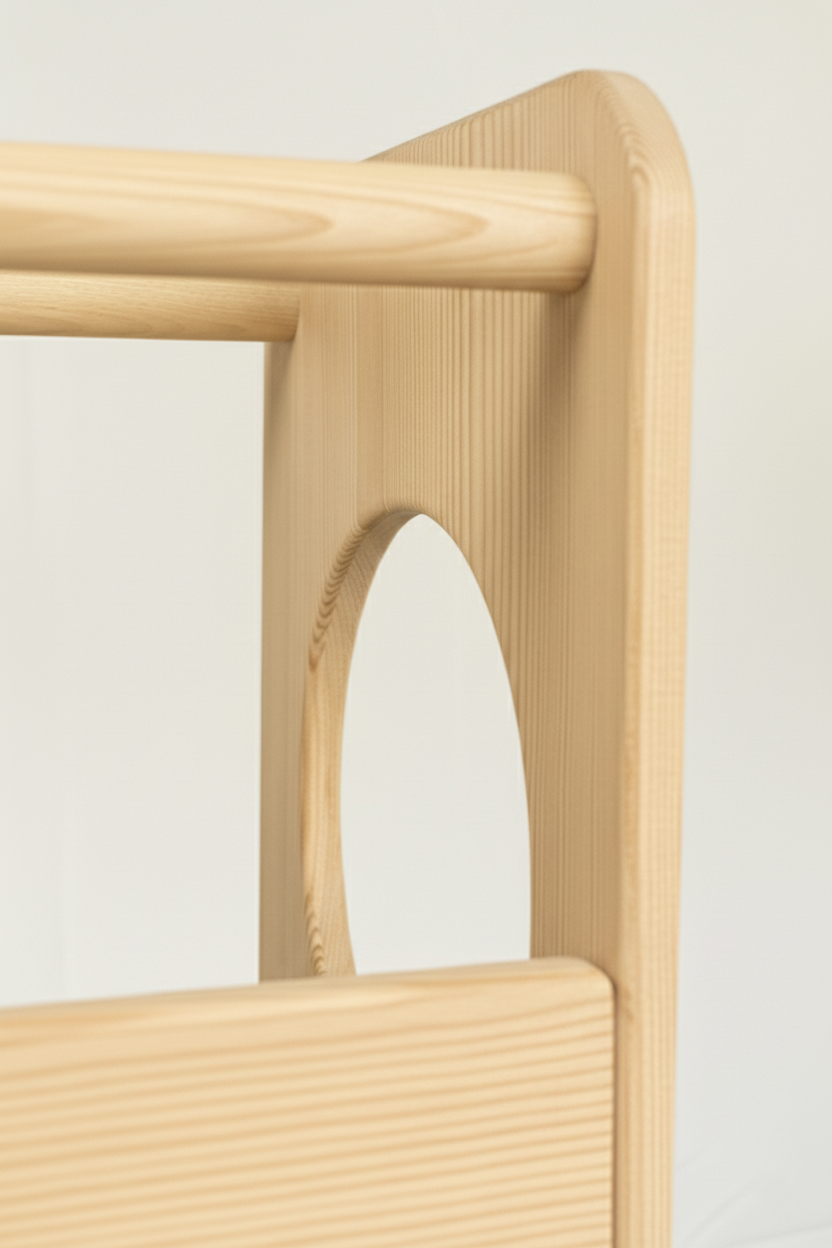 Torre de aprendizaje Montessori Bambai madera natural habitación