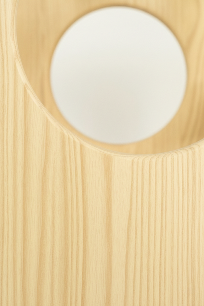 Torre de aprendizaje Montessori Bambai madera natural primer plano