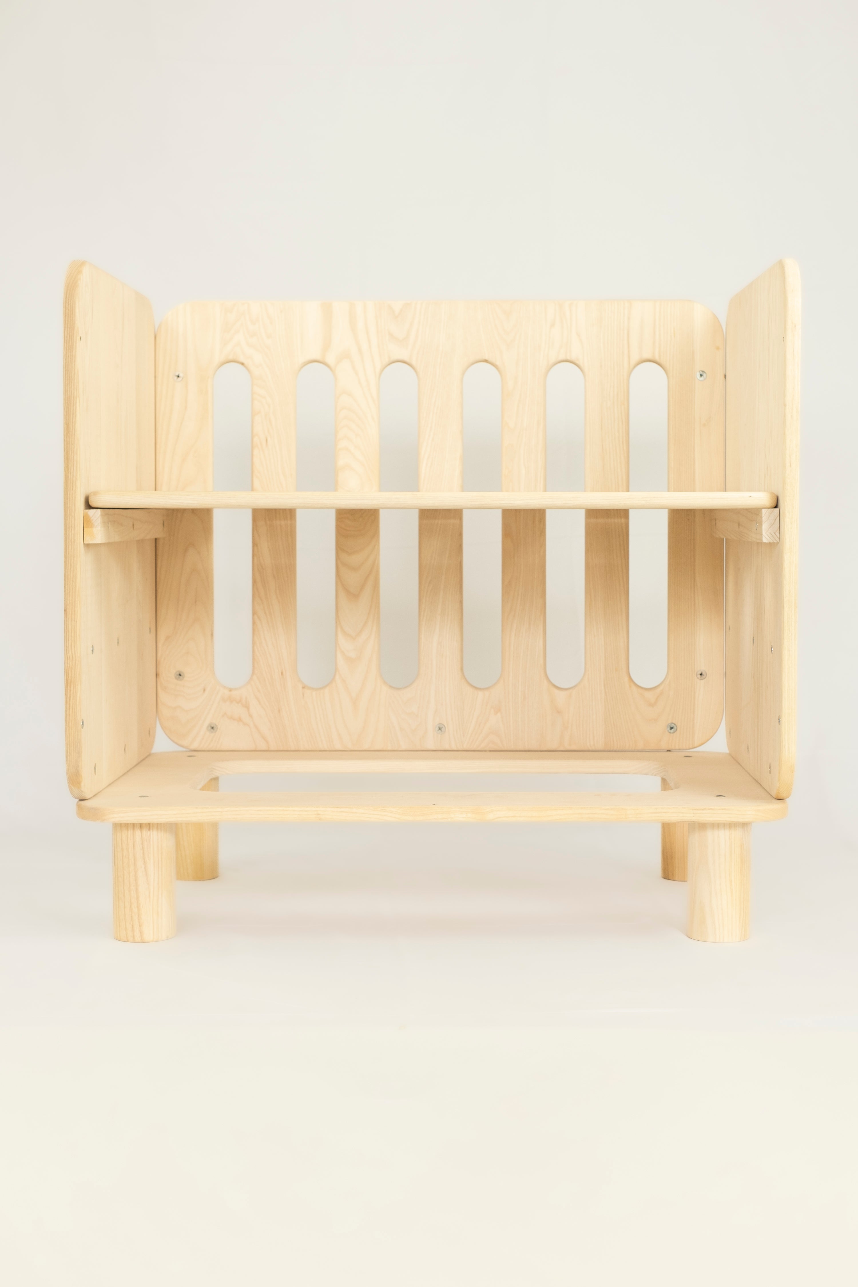 Minicuna colecho Nimbi madera natural ambiente