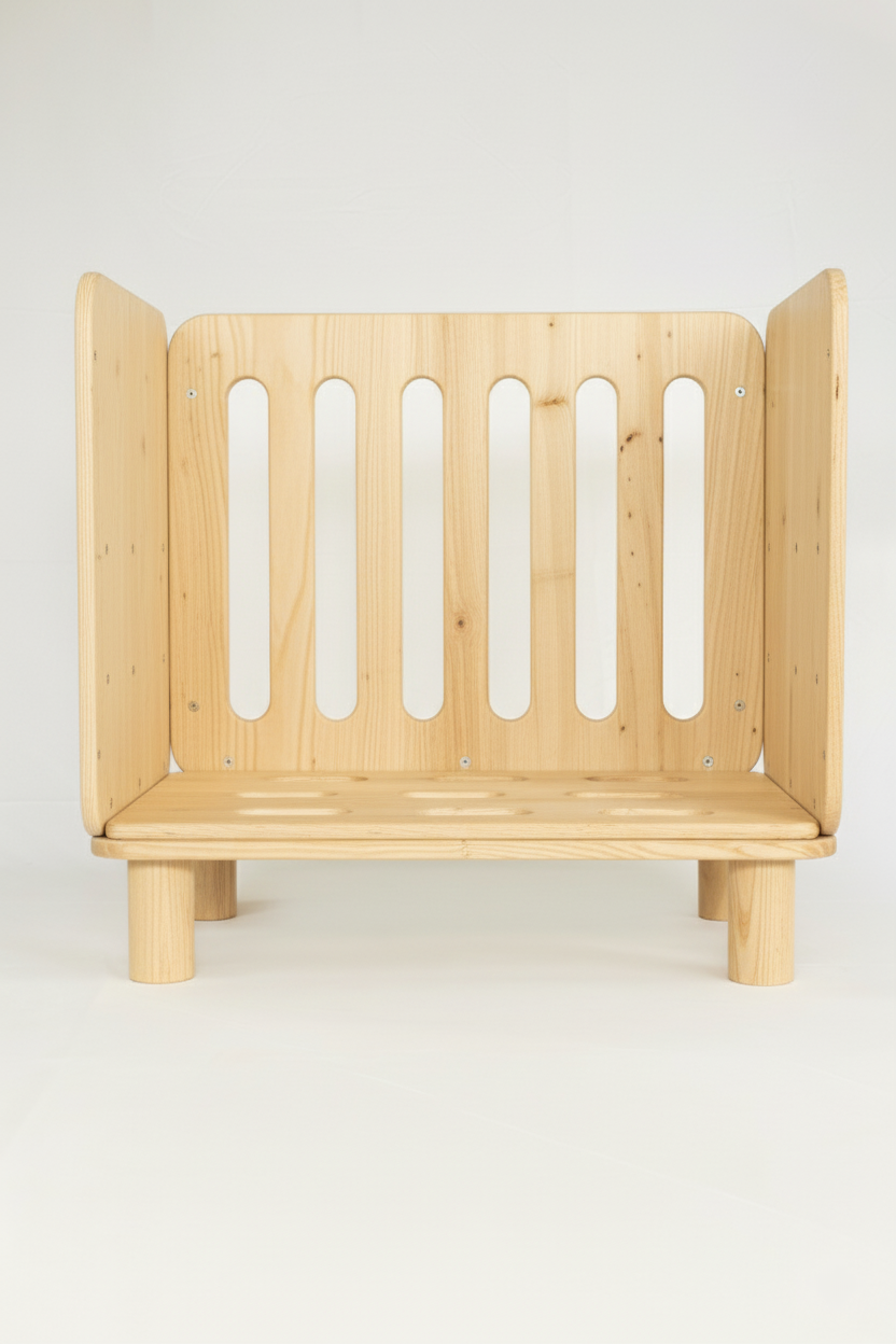 Minicuna colecho Nimbi madera natural habitación