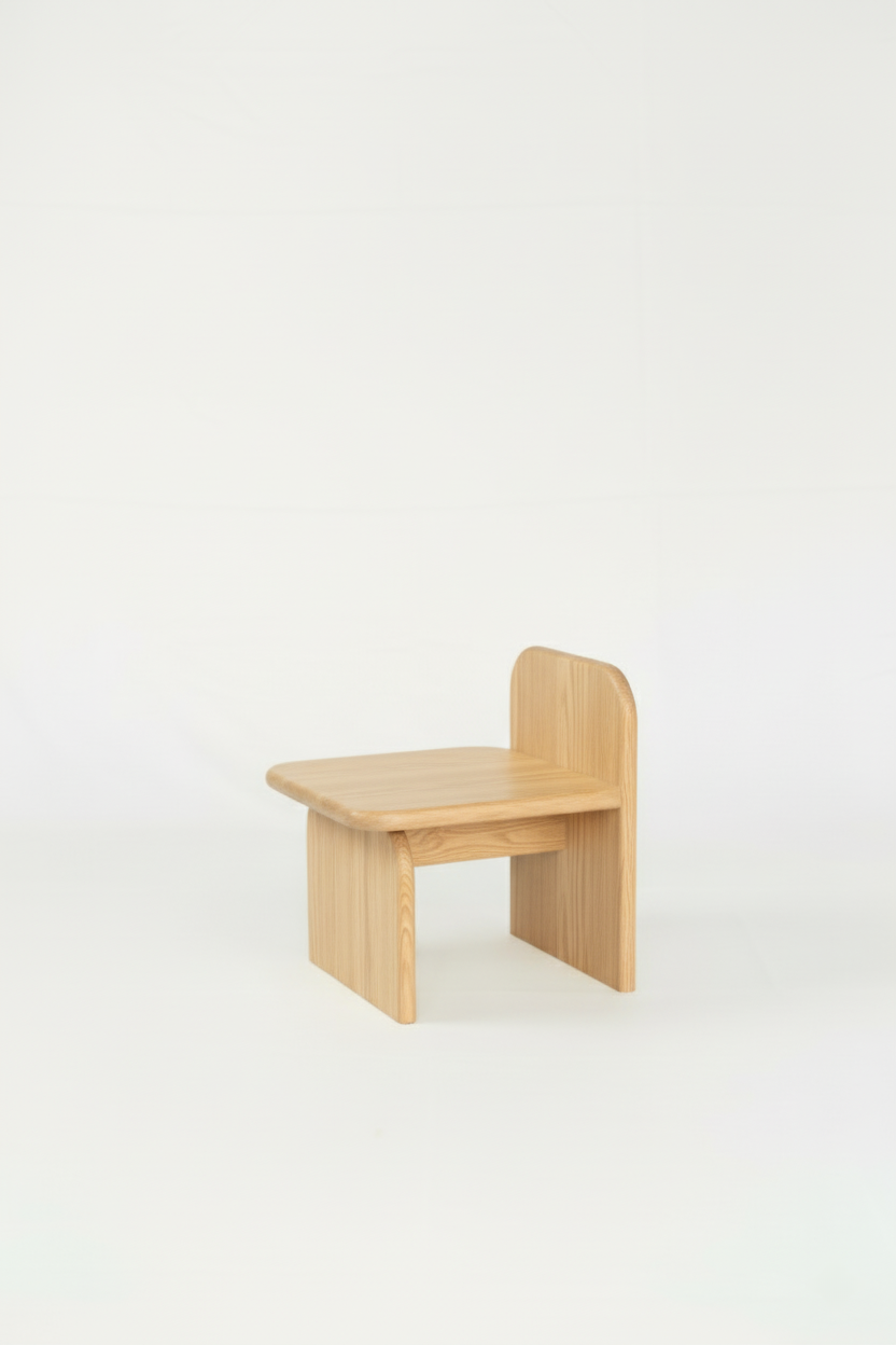 Silla infantil Tavili madera natural interior