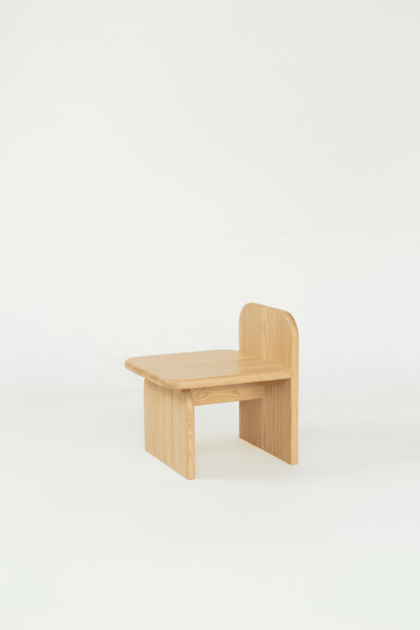 Silla infantil Tavili madera natural interior
