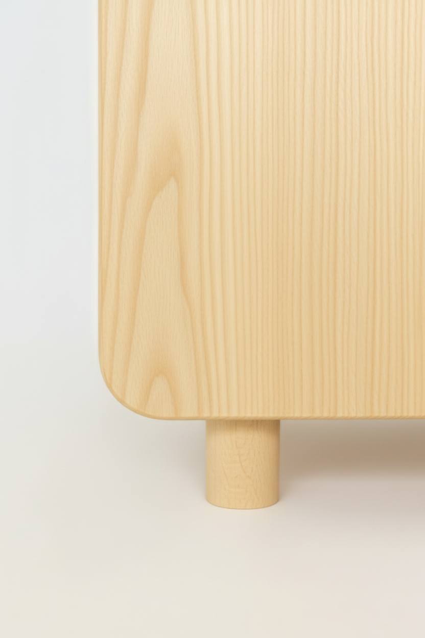 Detalle de madera de pino Circulari