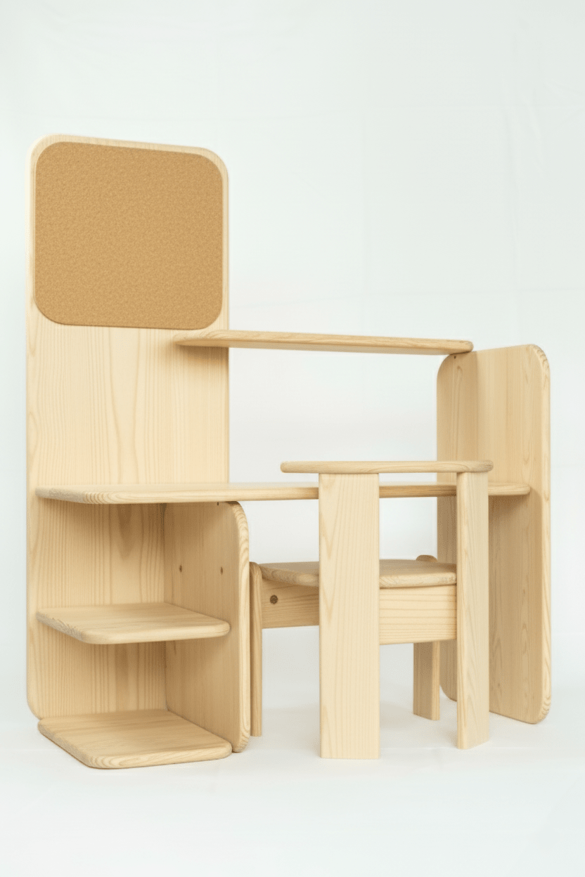 Escritorio infantil de madera: qué mirar antes de comprar