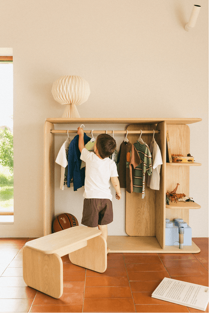 Vestidor Naboa con banco Nubia - Circulari